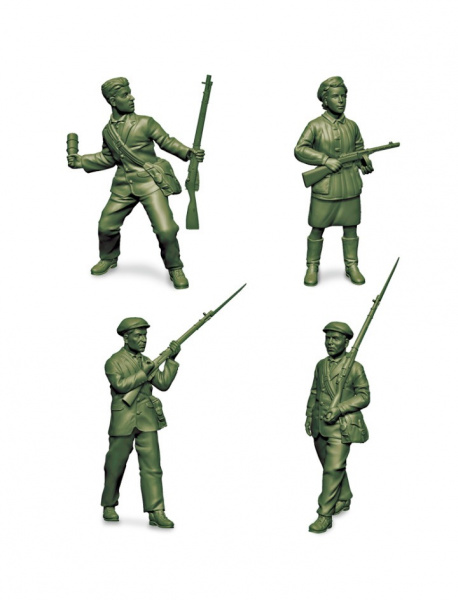Сборная модель "Советское ополчение 1941"
